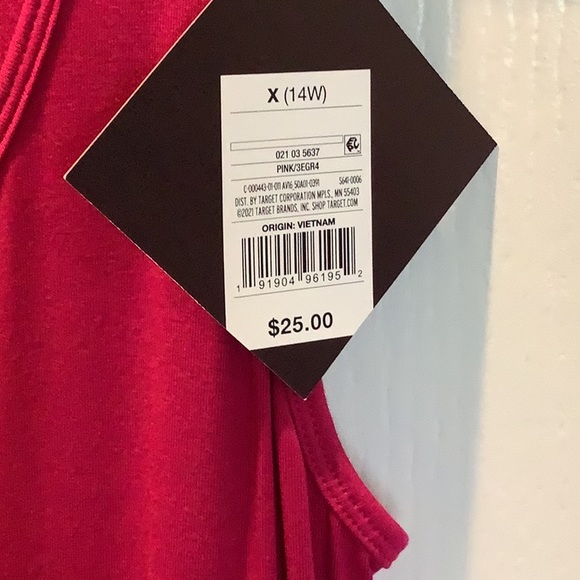 NWT hot pink tank maxi dress - Picture 4 of 7